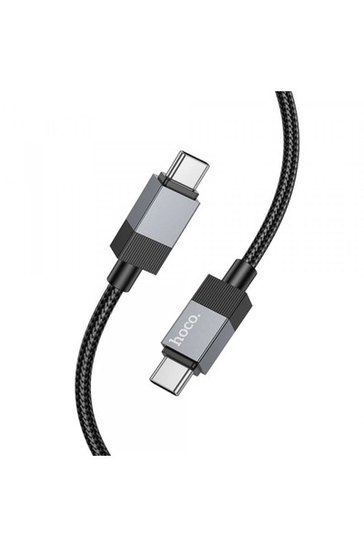 hoco. USB-C - USB-C HOCO X110 Καλώδιο Δεδομένων και Φόρτισης, 60W, 1μ, Μαύρο