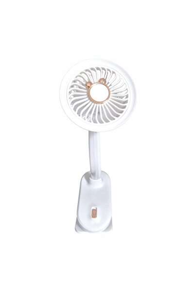 Naimeed Company Ventilator, cu baterie, Naimeed D5862, USB, Alb, 105x240x90mm