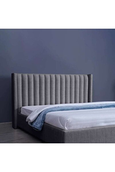 PAN HOME لوح رأس السرير فينوس شانيل رمادي L-180: ارتفاع 125 سم