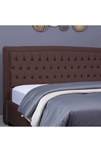 PAN HOME BIANCA HEADBOARD VELVET BROWN L-200 : H-125 CM