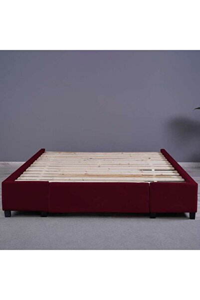 PAN HOME Olympia Base Velvet Maroon 200x200 Cm