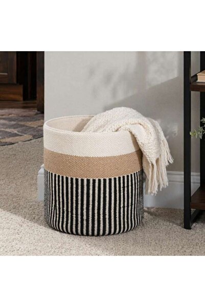 PAN HOME Ayame Cotton Storage Basket 30x30cm - Natural