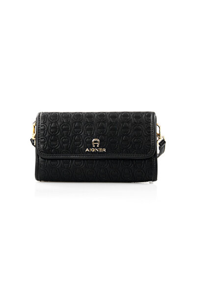 Aigner AG New Vintage-Embossed Flap Chain Bag shoulder bag