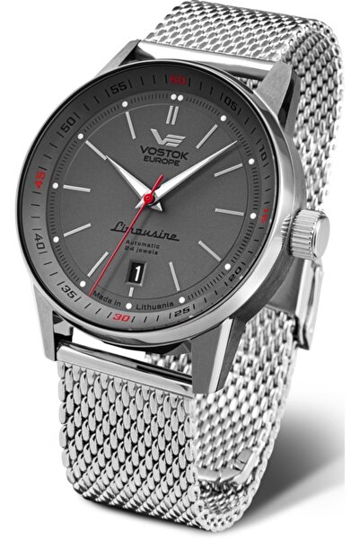 Vostok Europe Ceas clasic din oțel inoxidabil pentru bărbați NH35A-560A688B.