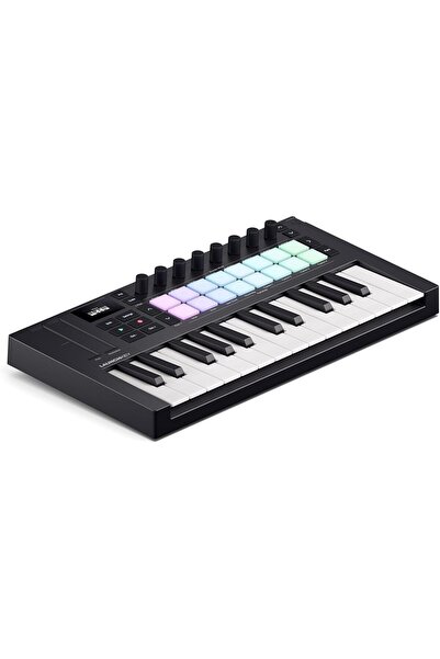 Novation Launchkey Mini 25 [MK4] — Taşınabilir 25 Mini Tuşlu, USB, MIDI Klavy...