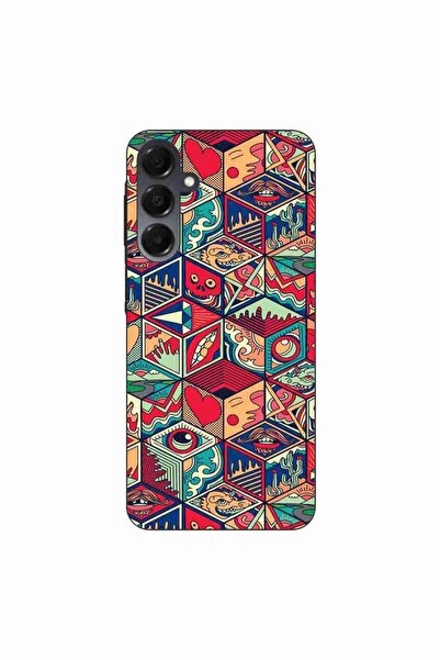 OEM Husa compatibila cu Samsung Galaxy A16 Silicon Gel Tpu Model Pop Art Geom...