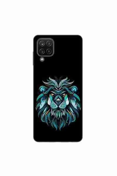 OEM Husa compatibila cu Samsung Galaxy A12 Silicon Gel Tpu Model Abstract Lion