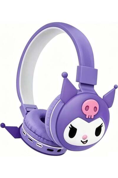 SP Kuromi Style Wireless Bluetooth Headphones for Children, Foldable Children...