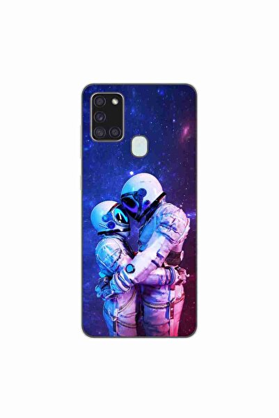 OEM Husa compatibila cu Samsung Galaxy A21s Silicon Gel Tpu Model Astronauts ...