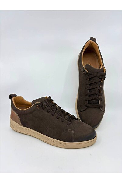 Papuccu Brown Nubuck Men's Leather Shoes