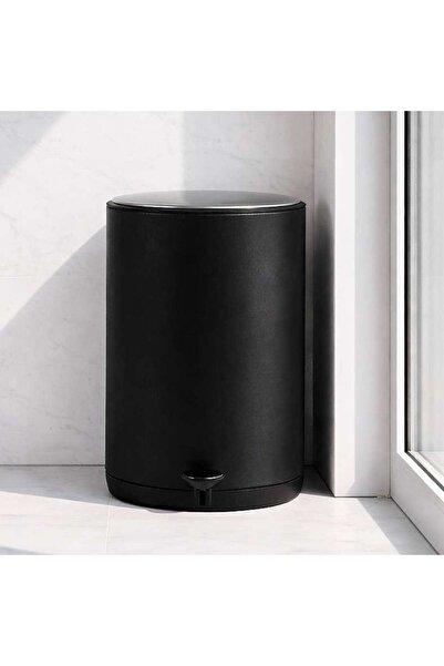 PAN HOME سلة مهملات راسل من الفولاذ المقاوم للصدأ مع غطاء ناعم الإغلاق ومقاوم...
