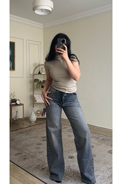 YELZEY BUTİK Premium High Waist Wide Leg Jeans