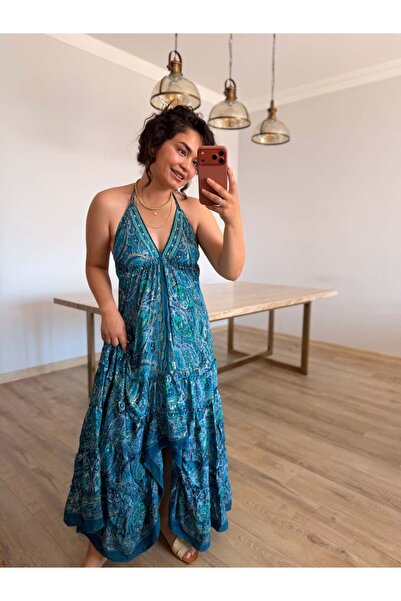 BÜŞRA PERKER Boho Patterned Dress