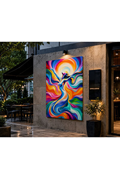 Mgi Design Dance of Colors Abstract Women Canvas Art Print – Modern Art Wall ...