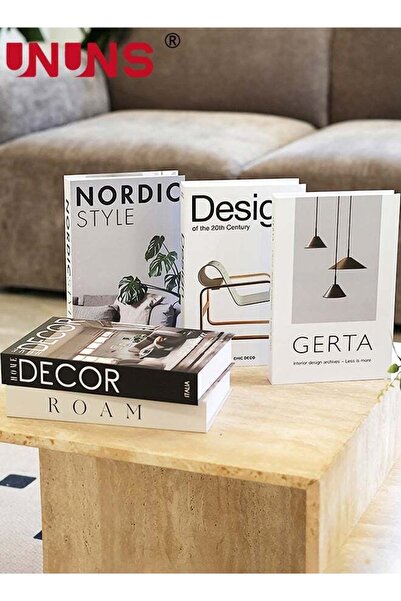 UNUNS 5 Pcs Decorative Books, Fake Books For Home Decor, Aesthetic Books For ...