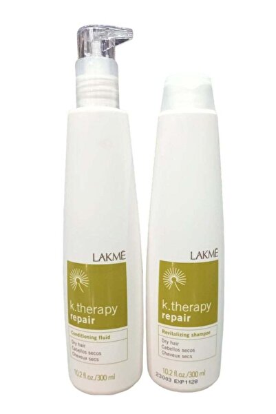 Lakme شامبو 300مل وبلسم 300مل لشعر الجاف جدا يساعد على زيادة رطوبتة