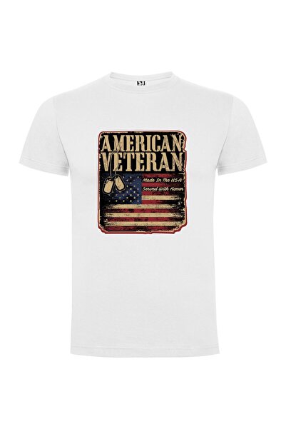 iLovePrints Patriotic Boxer Veteran Tshirt