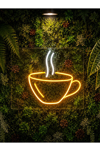 Fincan Kahve Neon Tabela