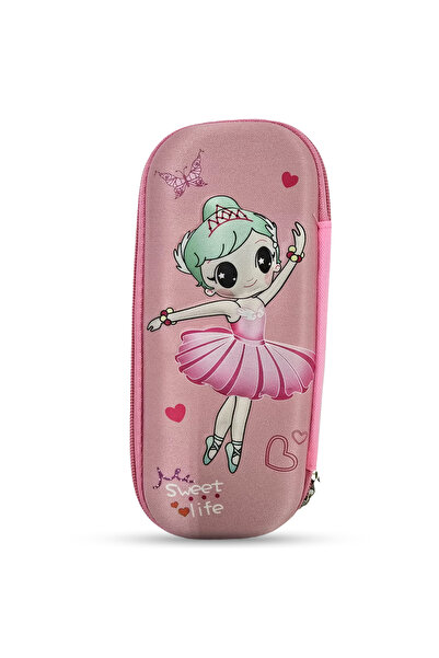 Cocobee Simple Girl Pencil Case With Internal Mesh Pocket, Sturdy Build, Zipp...