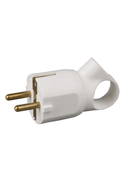 Legrand Stecher cu inel Alb, 050330, 1 buc