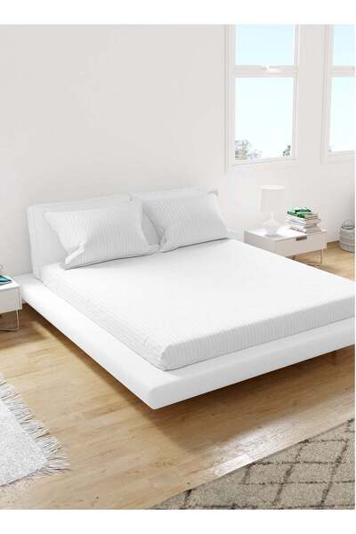 American Linen Queen Fitted Sheet 100% Cotton 200 Thread Count Breathable Bed...