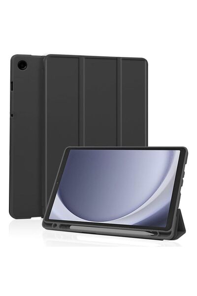 Techsuit Flex Trifold (με θήκη για μολύβι) - Samsung Galaxy Tab A9 - Μαύρο