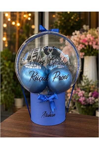 baloonluxury Hoş Heldin Bebek Hediye Balon Kutusu