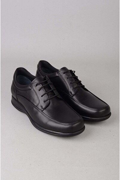 SEÇ KUNDURA Seç 011 Genuine Leather Anatomical Men's Shoes Black