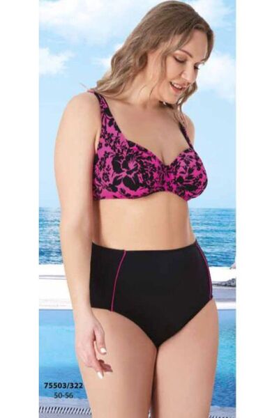 morsiyah battal beden bikini takımı