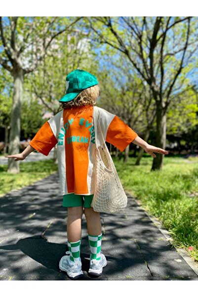 LilCrown Kids La’ciel Paris Enjoy Every Sunbeam Baskılı Unisex Çocuk Yazlık Ş...