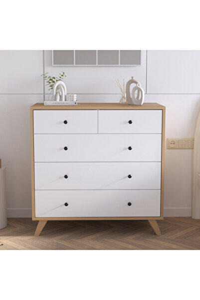 Vivendo Comoda cu 5 sertare, 90 x 44,2 x 89,7 cm