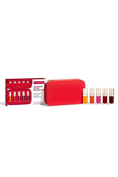 OEM Set, Clarins, Balsam-ulei pentru buze, Ulei de buze, 5 buc., 7 ml