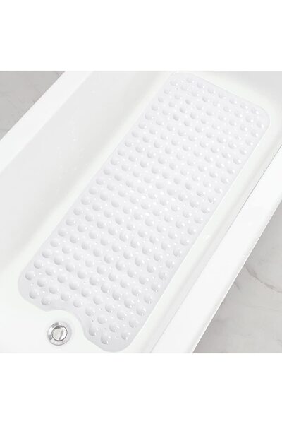 Choice4 40x100cm White Bathtub Mats for Shower Tub, Extra Long Non-Slip 40 X ...