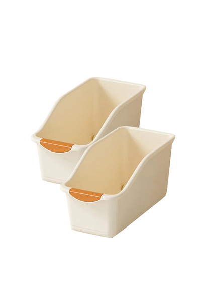 choice2 2pcs beige S 2/3pcs Plastic Under Sink Organizer with Wheels, Bottle ...
