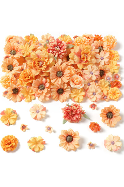 Choice6 50Pcs 3 50Pcs Rose Artificial Flowers Heads Silk Fake Flowers for Hom...