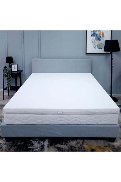 BEST SLEEP Topper Saltea Balance, 4 +4 high resilence, dimensiune 90x200cmhus...