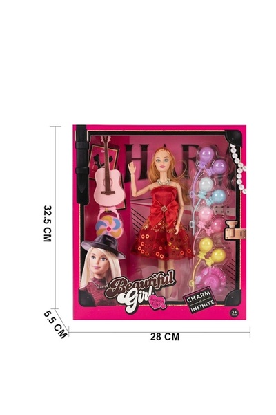 iTajir Toy Set Doll Evening Dress and Music Concert for Kids - Elegant Doll S...
