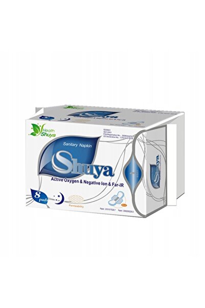 Bio Organic Foods Shuya Health Absorbante de noapte cu anioni 8 bucăți