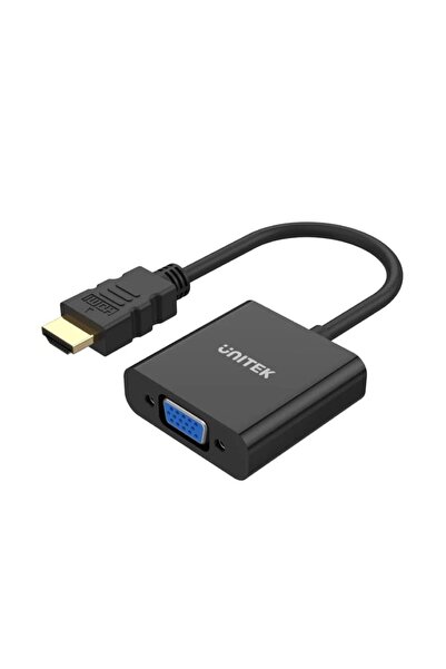 Unitek Hdmı To Vga Dönüştürücü Ses Destekli 1080p&amp;60hz (Y-6333)