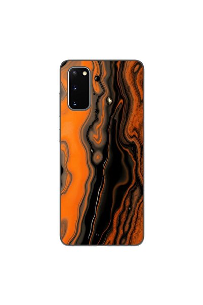 OEM Husa compatibila cu Samsung Galaxy S20 Silicon Gel Tpu Model Metallic Lav...