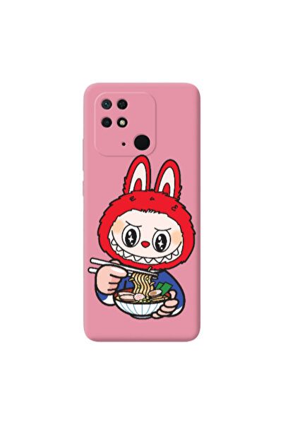 Other Xiaomi Redmi 10C Labubu 1 Pink Colored Silicone TPU Θήκη