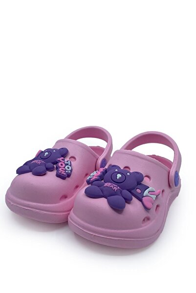HepsitrentStore Pink Teddy Bear Girls' Slippers & Sandals