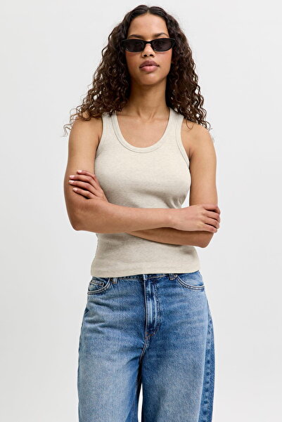 Jack & Jones Γυναικείο αμάνικο τοπ με λαιμόκοψη U - Frida