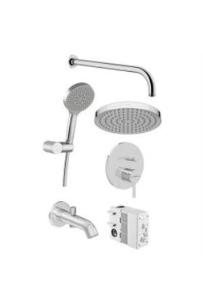 Artema Minimax Round A49324 Ankastre Banyo Seti, Krom