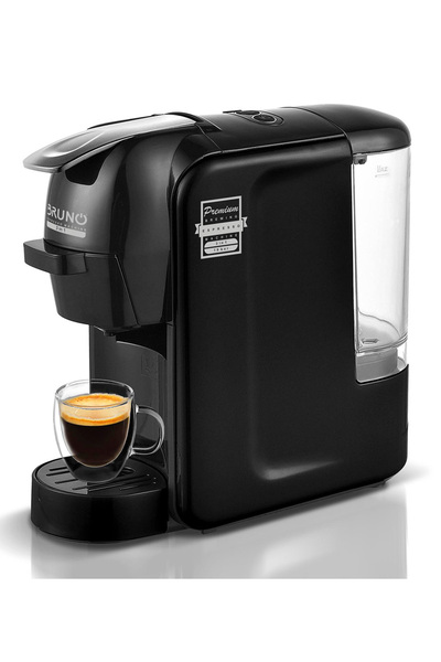 Bruno καφετιέρα espresso 3 σε 1 BRN-0124, 1450W, 19 bar, μαύρη