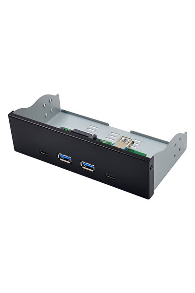POWERTECH πρόσοψη 5.25 " με 2x USB 3.1 & 2x USB-C, VL820