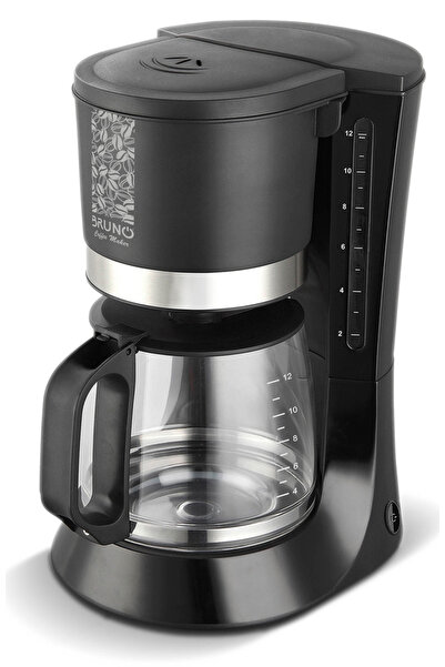 Bruno καφετιέρα φίλτρου BRN-0086, 680W, έως 12 φλυτζάνια, 1.2L, μαύρη
