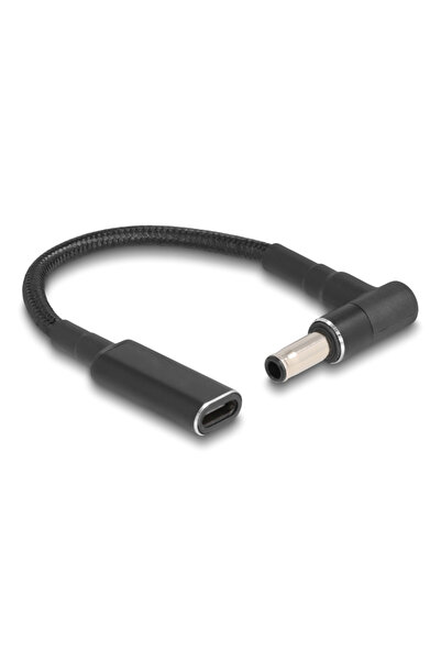 POWERTECH καλώδιο τροφοδοσίας CAB-UC066, USB-C σε Samsung 5.5x3mm, μαύρο