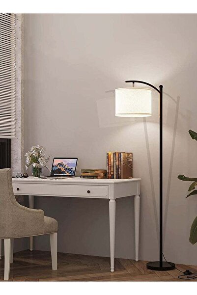 glanfen مصباح أرضي عصري بتصميم رجعي مع إضاءة LED قابلة للتعديل بثلاثة ألوان و...
