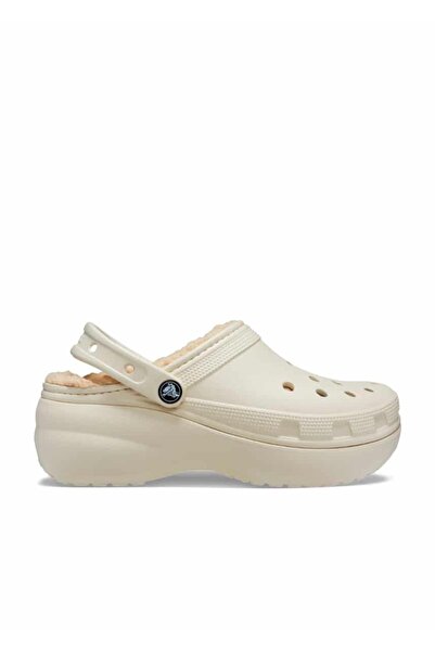 Crocs Classic Platform Lined Clog 207938-2Y2 - Bone